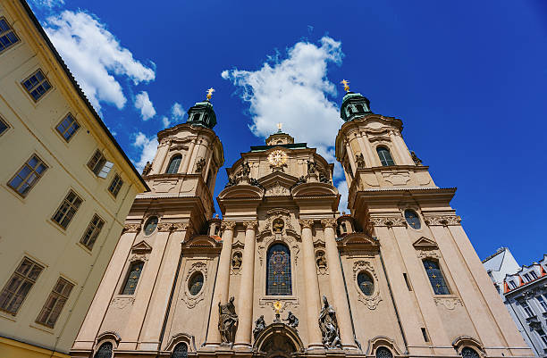 istock St. Nicholas Church on Prague's Old Town Square. 2247274763