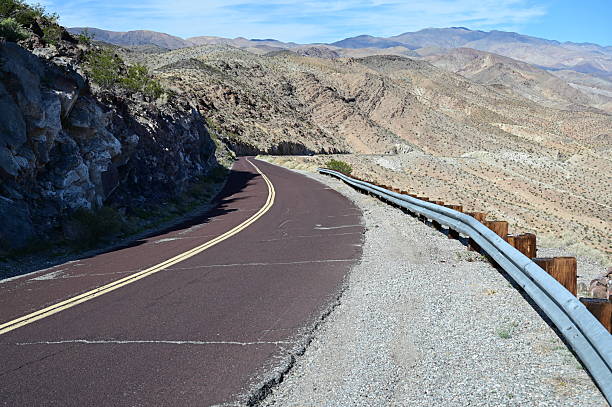istock Trona Wild Rose Road, a mountainous dangerous road. 2247277368