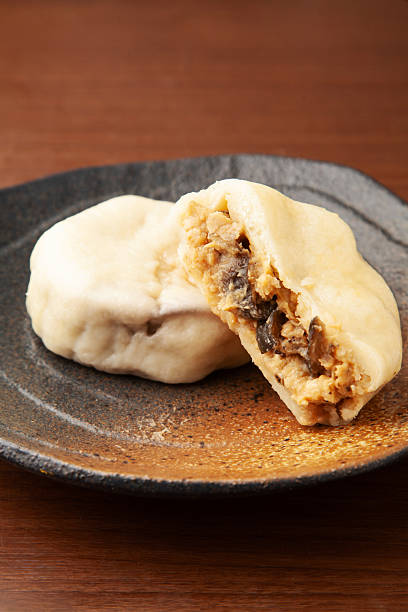 Oyaki, a local dish from Nagano Prefecture, Japan