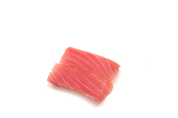 istock Sashimi made from tuna on a white background. Japanese style food. 2247284390