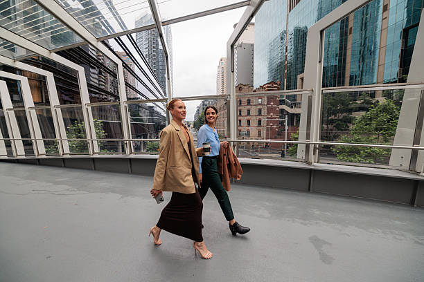 istock Business Colleagues Walking Together Outdoors 2247297724