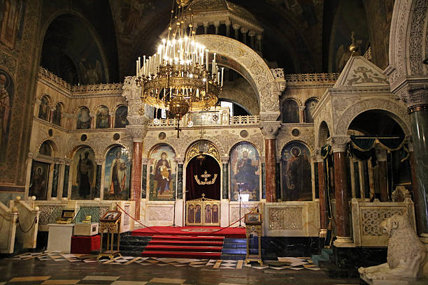 istock Interior of Saint Alexander Nevsky Cathedral, Sofia, Bulgaria 2247301990