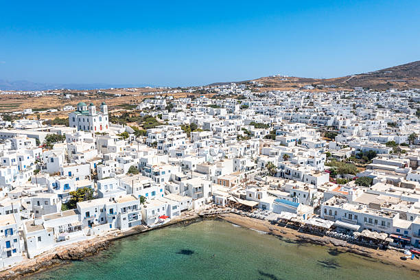 istock Coastal Panorama of Naousa on Paros 2247304108