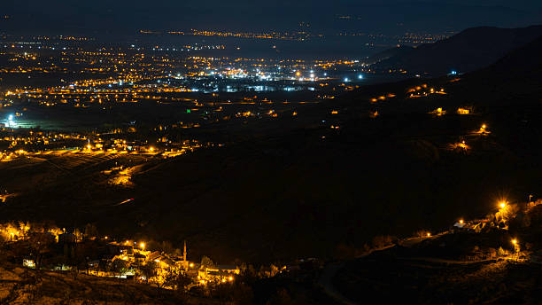 istock Long exposure vineyards and cityscape 2247313461