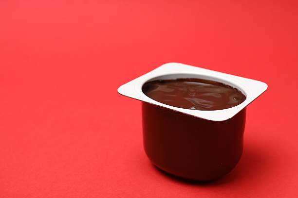 Paris, France: Glass Jar of Chocolate Mousse and Spoon