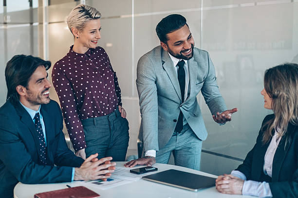 istock Male business leader talking on the meeting 2247332273