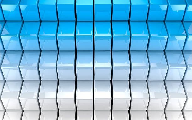 istock Abstract image background of cubes blocks and rectangles.3d illustration. 2247336853