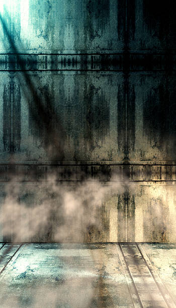 istock Smoke or fog and spotlight in dark space 2247337044