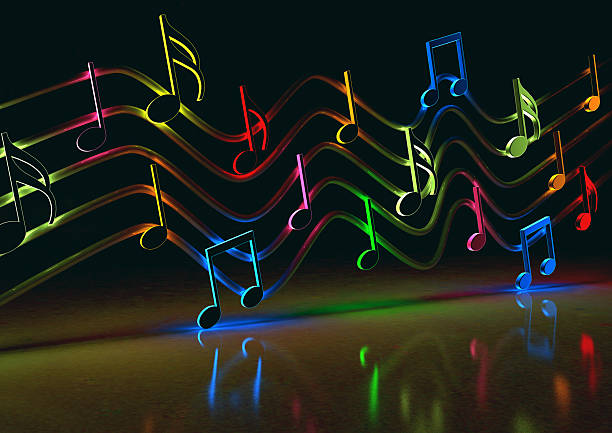 istock Abstract music background, musical notes and symbols for Christmas carol 2247342028