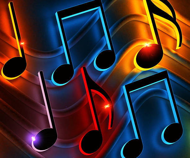 istock Abstract music background, musical notes and symbols for Christmas carol 2247342053