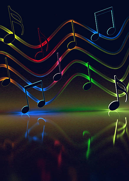 istock Abstract music background, musical notes and symbols for Christmas carol 2247342055