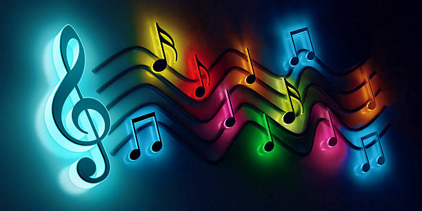 istock Abstract music background, musical notes and symbols for Christmas carol 2247342162