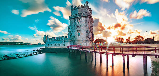 Tour tourism and landmark in Lisbon,Portugal.Architecture and famous places.
