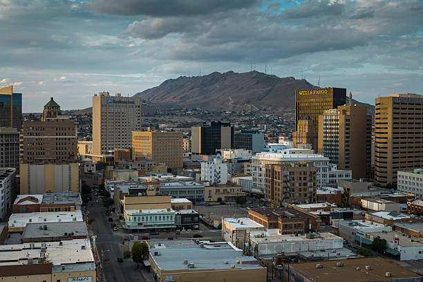 istock Aerial View of Franklin Mountains Behind Downtown El Paso, TX at Sunset 2247347724