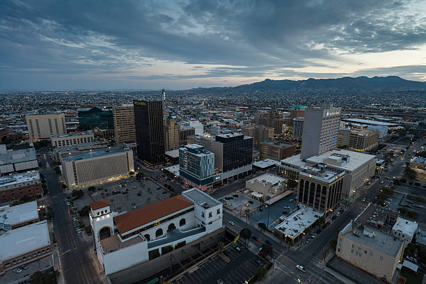 istock Wide Angle Aerial View of Downtown El Paso, TX 2247347725
