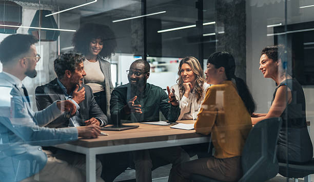 istock Business people on meeting in the office 2247374863