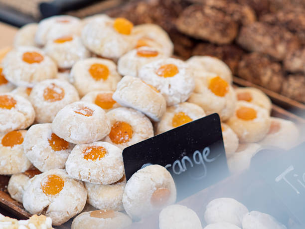 istock Freshly Baked Orange Jam Filled Cookies for Sale 2247376877