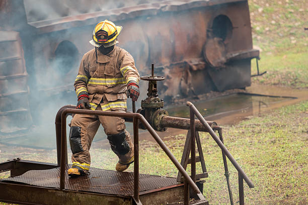 istock A feeling regret of a firefighter, sit and rests after performing an emergency response 2247381141