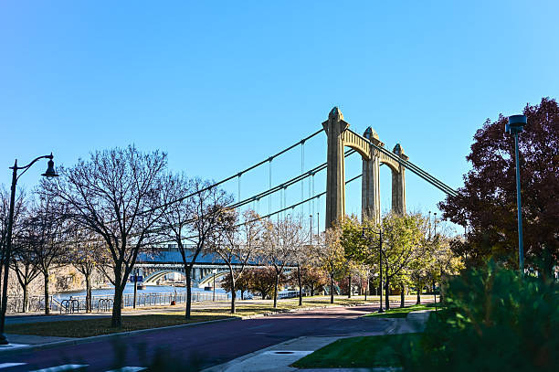 Hennepin Avenue Bridge in Minneapolis Minnesota