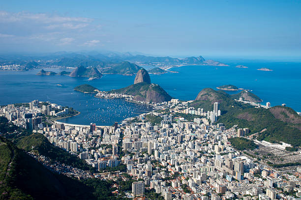 istock View of Rio de Janeiro, beaches, Urca, from Corcovado Mountain 2247386237