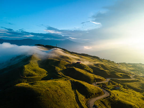 istock Drone view of the fog over Mountain Hill 2247392880