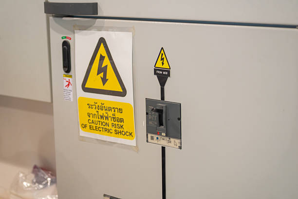 istock Warning Sign for Electric Shock Hazard 2247394787