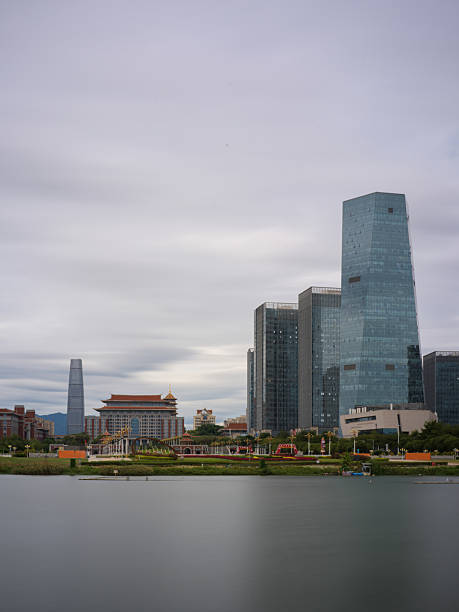 istock Urban Skyline Featuring Modern High-Rise Buildings and a Reflective Water Body 2247396822