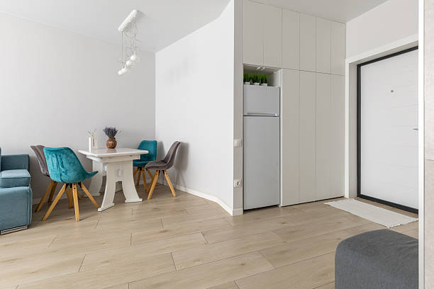 istock Modern Dining Area in Minimalist Apartment Interior 2247406475
