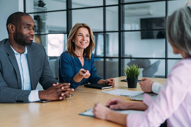 istock Business persons on meeting in the office. 2247406524
