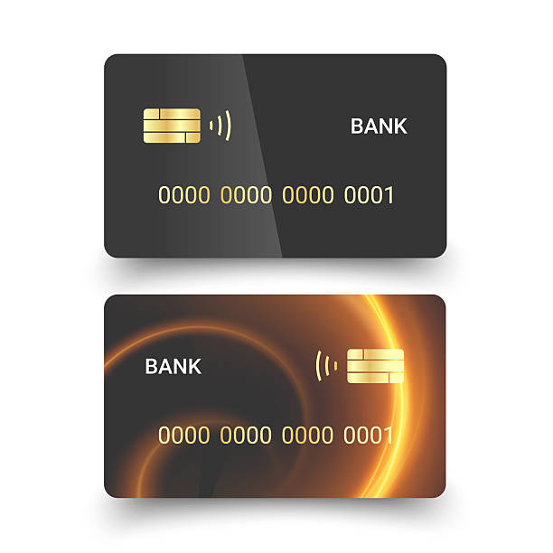 istock Set of credit cards isolated on white background Credit and debit card 2247407788