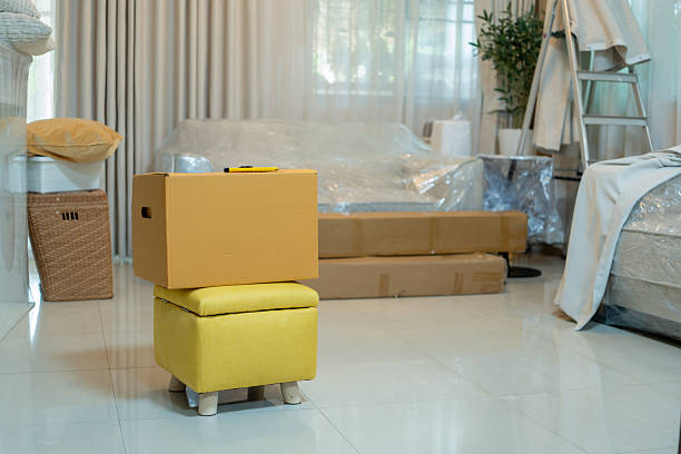 Moving to new house concept