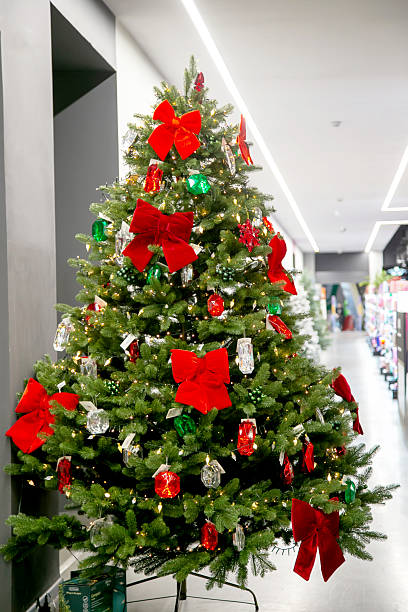 istock Decorated Christmas Tree in a Shopping Mall 2247420807