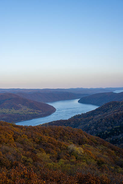 istock A Winding River Through Autumn Hills at Dusk 2247423304