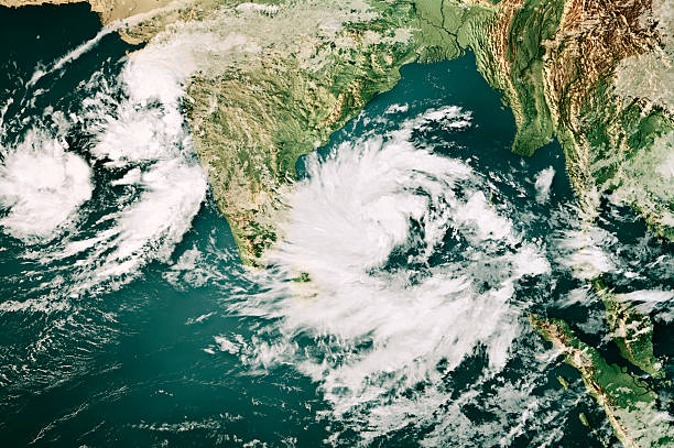 istock Cyclone Montha 20251026 Cloud Map India 3D Render Color 2247430533