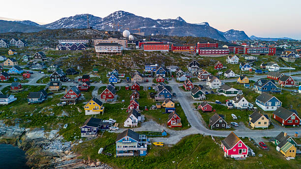 istock Sunset Over Nuuk from Above 2247434144