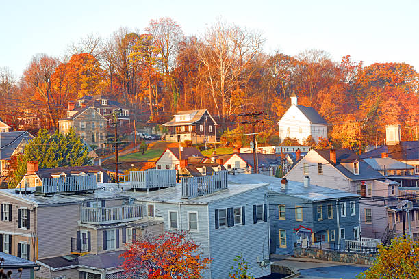 Ellicott City is a historic community located in Howard County, Maryland known for its charming downtown area and rich history. It is part of the Baltimore metropolitan area.