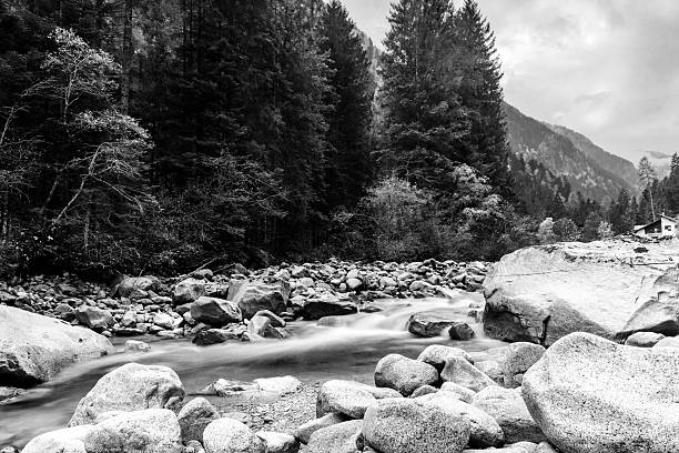 Ticino River in Oleggio Piedmont