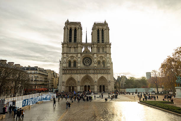 Angel statue from Notre Dame, Paris, France