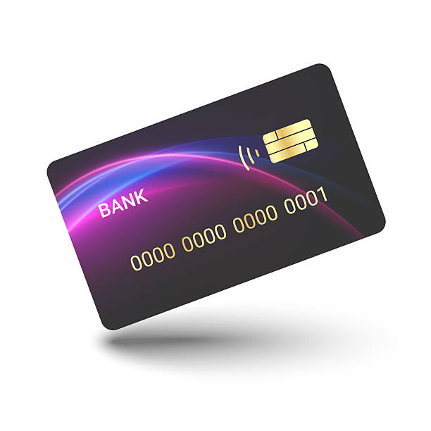 istock Credit card isolated on white background Credit and debit card 2247459168