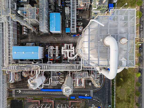 istock Large industrial plant with many pipes and tanks 2247461476