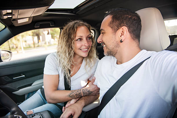 istock Happy couple enjoying tme on road trip 2247463652