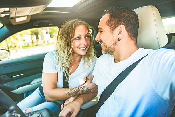 istock Happy couple enjoying tme on road trip 2247463655