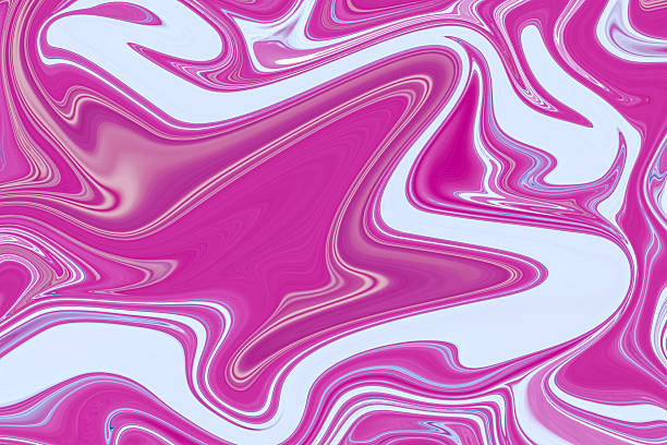 istock Background with liquify effect image with pink and white color swirls and stains 2247464743