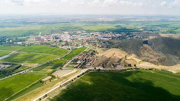 istock The meandering river on the vast grassland 2247465948