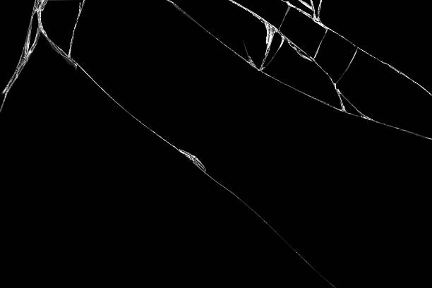istock Close-up wrinkles and cracks on LCD screen glass display background 2247467148