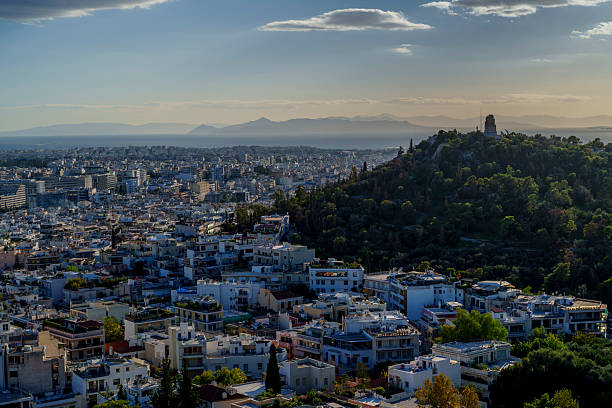 istock Lycabettus Hill and Athens cityscape at dusk 2247467510