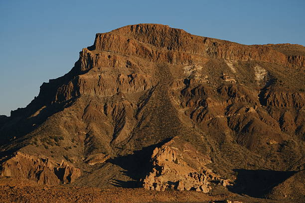 istock Rugged volcanic landscape and distant village 2247471931