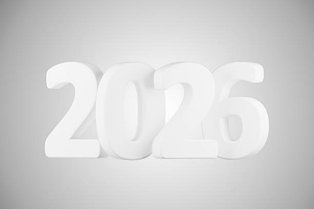 istock The number 2026 is displayed in a white, three-dimensional font 2247472795