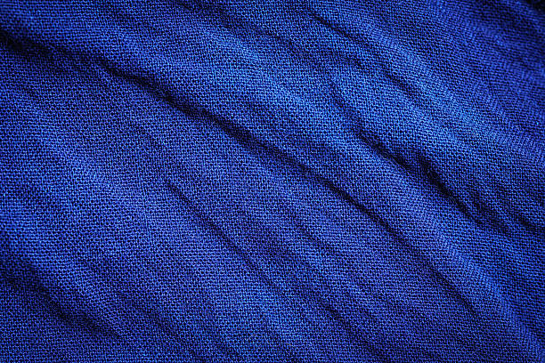 istock Blue Tie-dye fabric Texture, macro shot blue cloth background 2247475565
