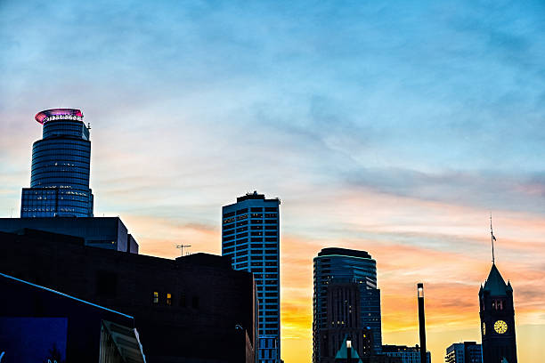 istock Vibrant City Skyline Sunset - Minneapolis 2247478403